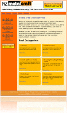 An example website design.